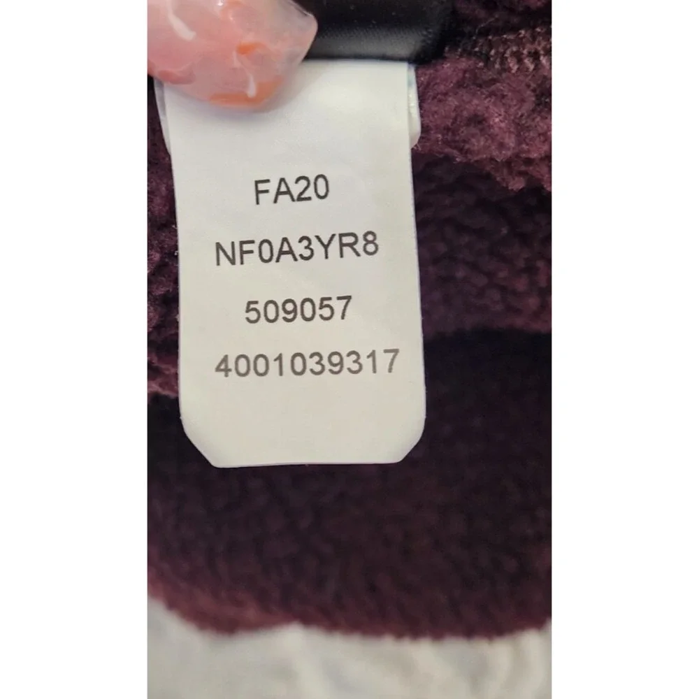 North Face Mens Gordon Lyons‎ Pullover Size XL Maroon Colorblock Q Zip Outdoor